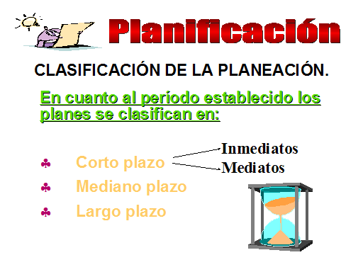 El proceso de la planificación - Monografias.com