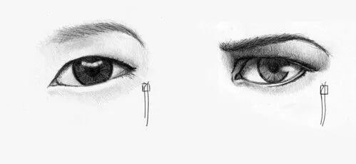 procesos de dibujo: asian eye