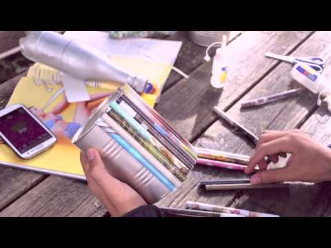 Productos hechos con material reciclable - YouTube