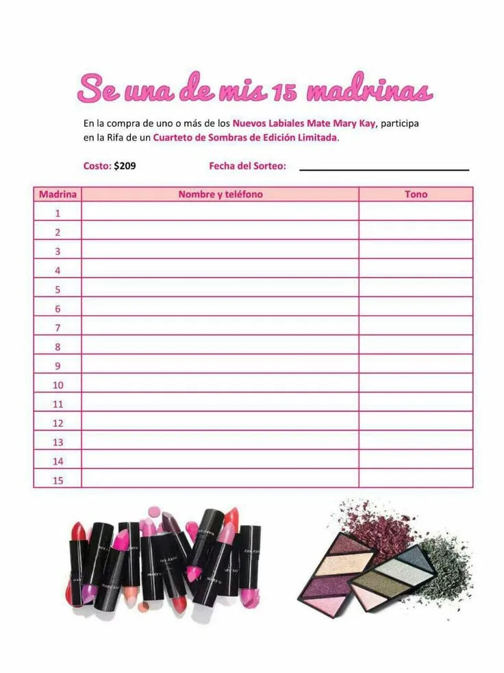 Productos mary kay