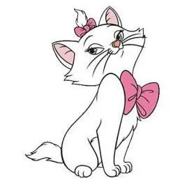 prof sandra: GATA MARIE COLORIR