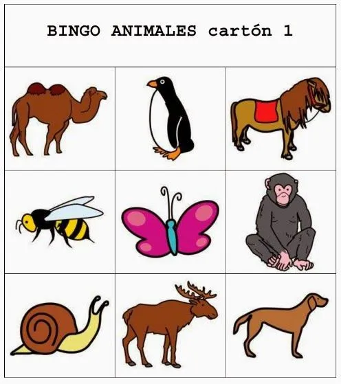 La Profe de A L: Curruluchos aprendiendo...: BINGOS La Profe de A L: Curruluchos aprendiendo...: BINGOS