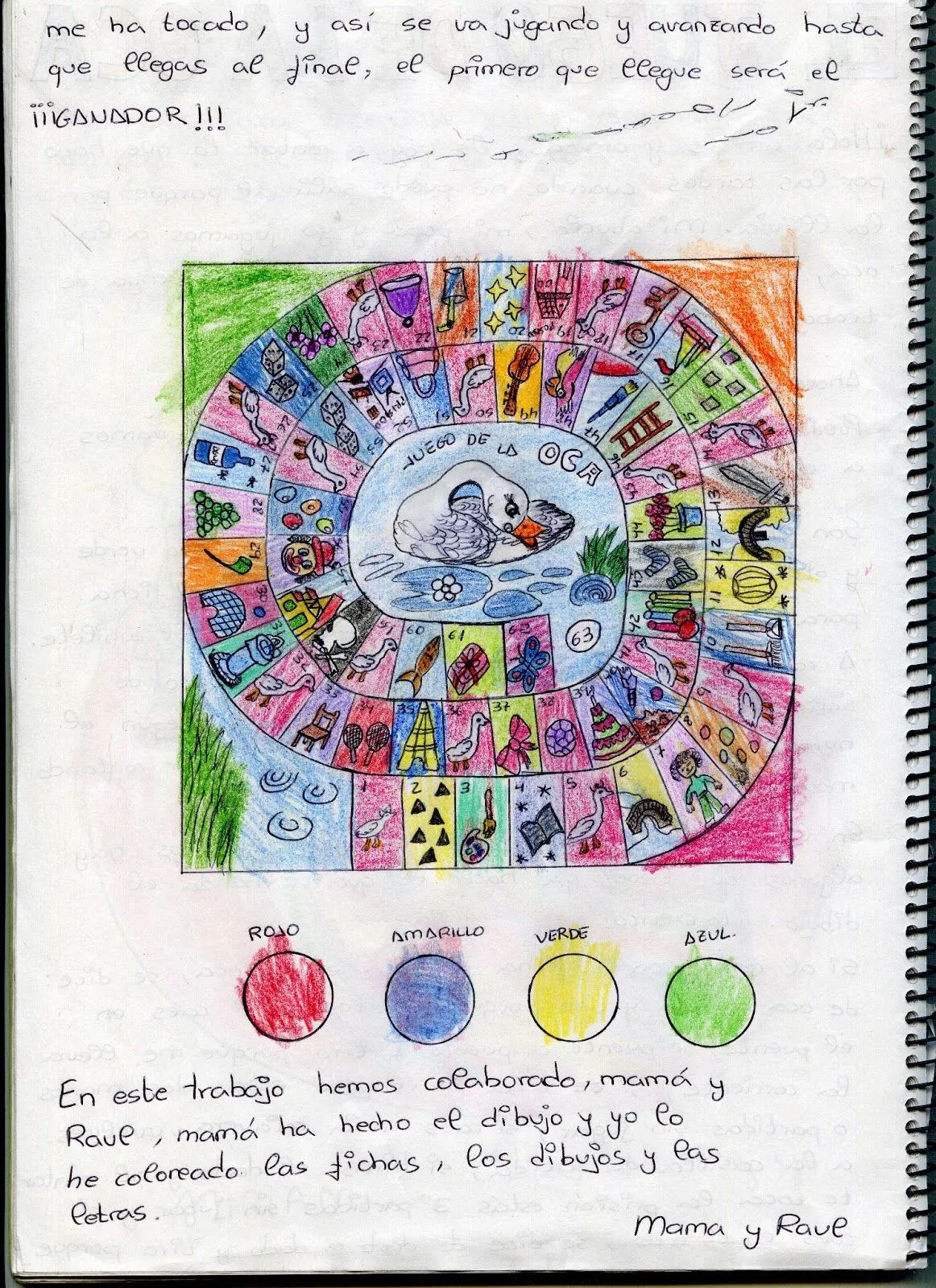 Profe Rafa de Infantil: Libro Viajero: Juego de la Oca Profe Rafa de Infantil: Libro Viajero: Juego de la Oca