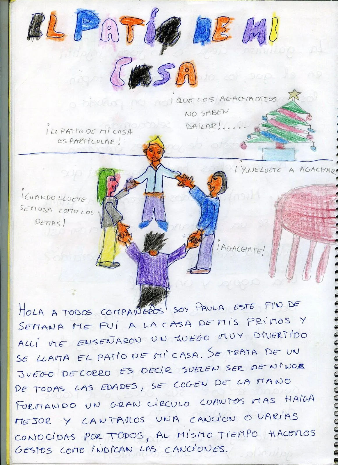 Profe Rafa de Infantil: Libro Viajero: Juego de Corro: El Patio de ... Profe Rafa de Infantil: Libro Viajero: Juego de Corro: El Patio de ...