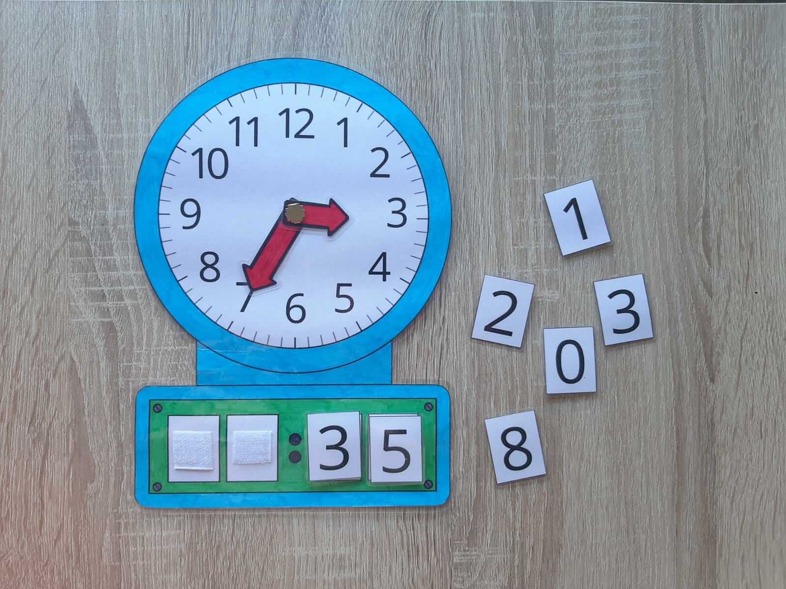 Profes Papel Tijera RELOJ ANALÓGICO Y DIGITAL Profes Papel Tijera RELOJ ANALÓGICO Y DIGITAL