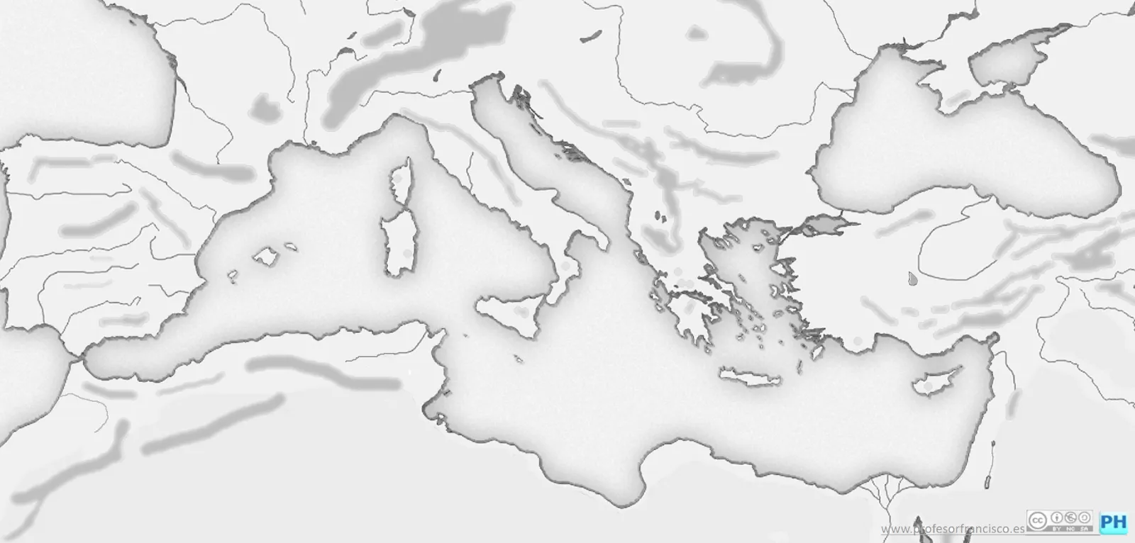 Profesor de Historia, Geografía y Arte: Mapas mudos de la Edad Antigua Profesor de Historia, Geografía y Arte: Mapas mudos de la Edad Antigua
