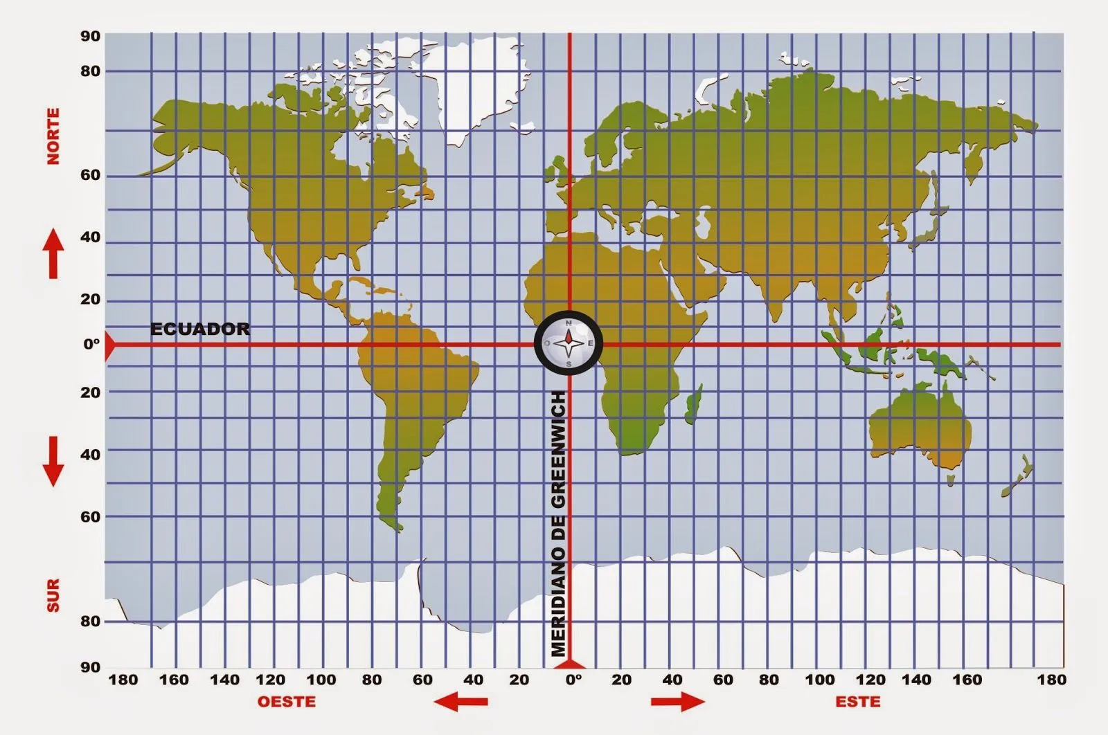 Profesor de Historia, Geografía y Arte: La representación de la Tierra y las coordenadas geográficas Profesor de Historia, Geografía y Arte: La representación de la Tierra y las coordenadas geográficas