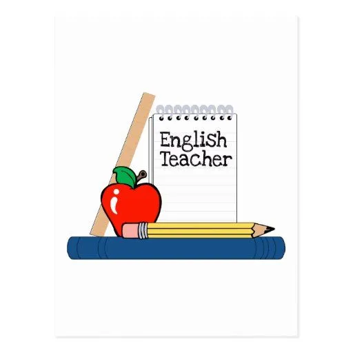 Profesor de inglés (cuaderno) postal | Zazzle