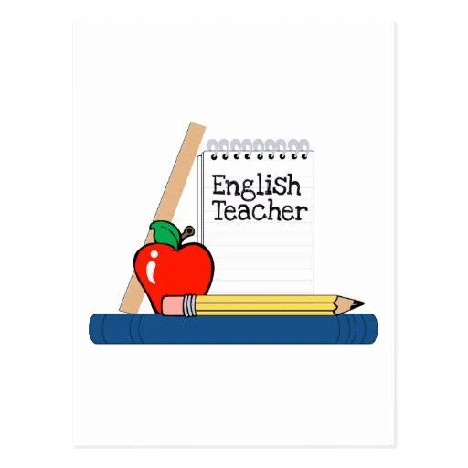 Profesor de inglés (cuaderno) postal | Zazzle Profesor de inglés (cuaderno) postal | Zazzle