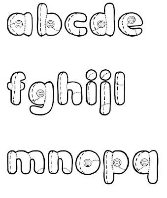 ATIVIDADES ESCOLARES: Moldes das Letras para preparação de Mural ...