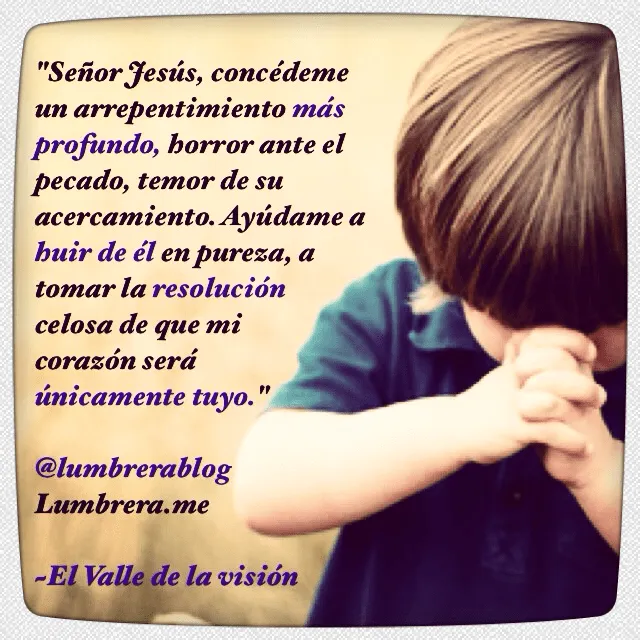 Arrepentimiento | Lumbrera