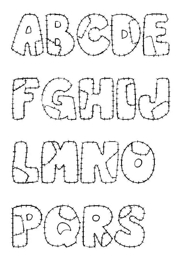 Prof.Valeria Ideias Alternativas: MOLDES DE LETRAS Prof.Valeria Ideias Alternativas: MOLDES DE LETRAS