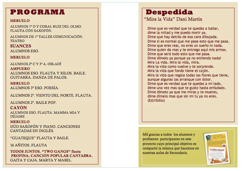 Poema de clausura de primaria - Imagui