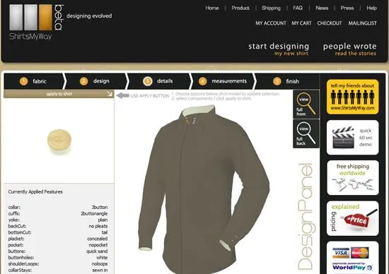Personaliza tus camisas online | Kabytes