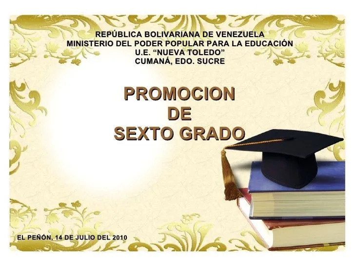 Promción de Sexto Grado