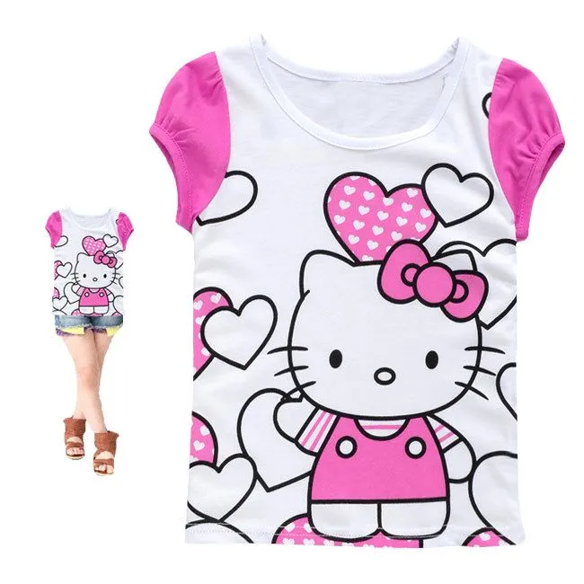Promoción , camisa de dibujos animados Niños T shirt Chica de ... Promoción , camisa de dibujos animados Niños T shirt Chica de ...