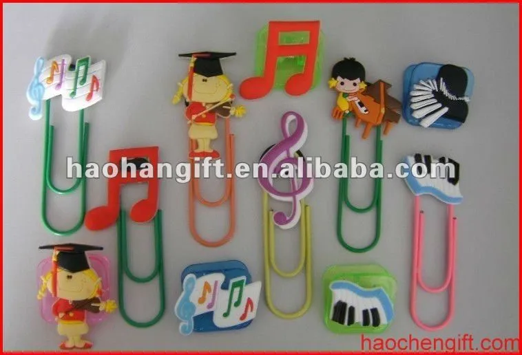 Promocional de goma pvc marcadores para libros-Clips ... Promocional de goma pvc marcadores para libros-Clips ...