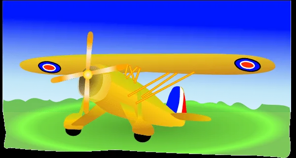Propeller Plane Clip Art at Clker.com - vector clip art online ...