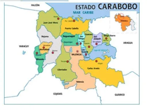 Mapa del estado carabobo con sus municipios - Imagui Mapa del estado carabobo con sus municipios - Imagui