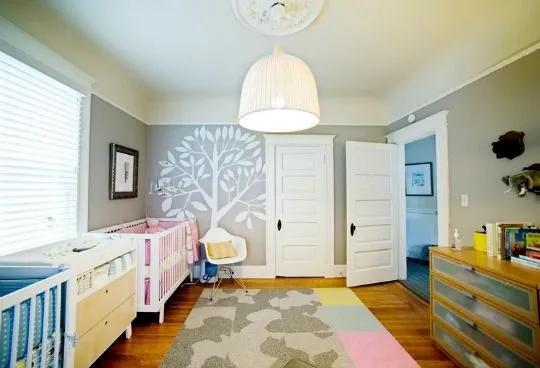 Proyecto dormitorio para niño y niña | DECORACIÓN BEBÉS