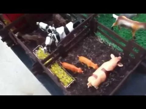 Proyecto maqueta de una granja - YouTube