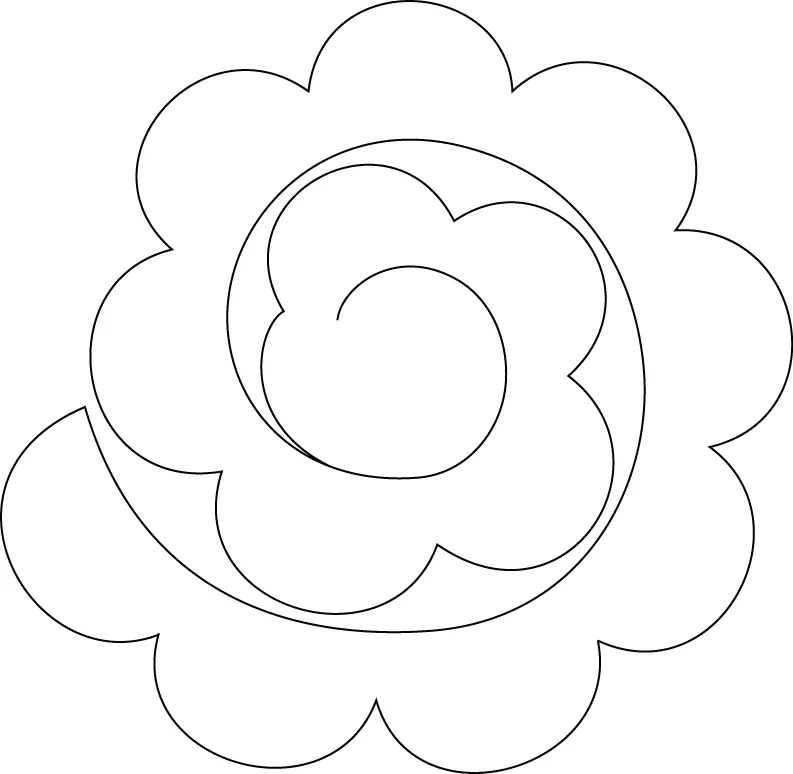 Proyecto. Rosas de fieltro para el cabello « Chica- Proyecto. Rosas de fieltro para el cabello « Chica-
