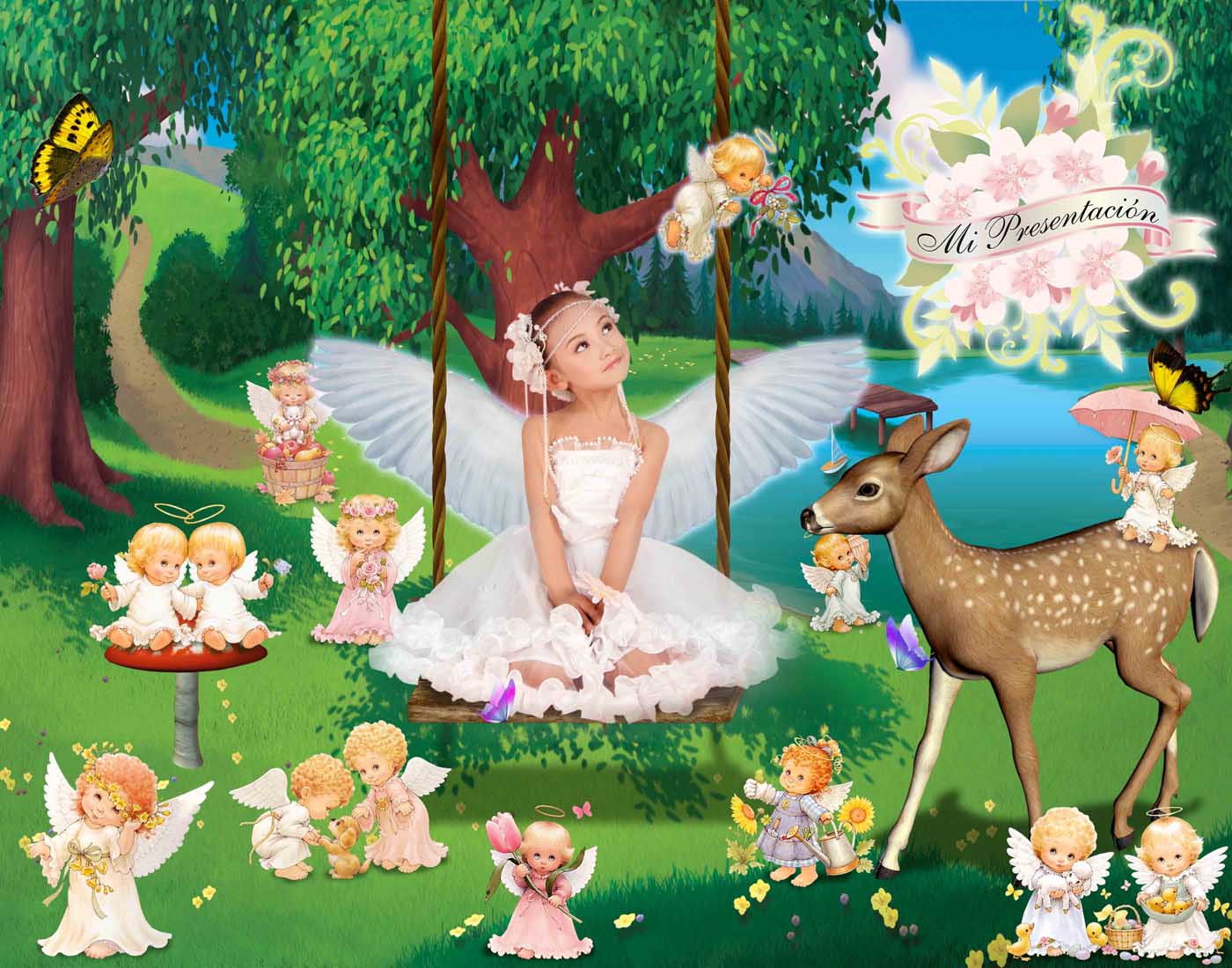 Recuerdo de mi presentacion con angelitos - **El blog del ...