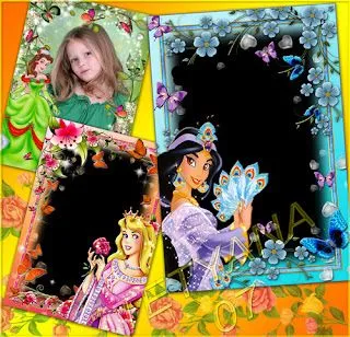 PSD Molduras Infantil Princesas Disney | Vetor S.A