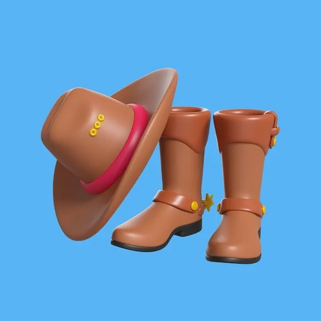 PSD de Sombrero Vaquero, +3.000 Plantillas PSD gratuitas de gran calidad  para descargar