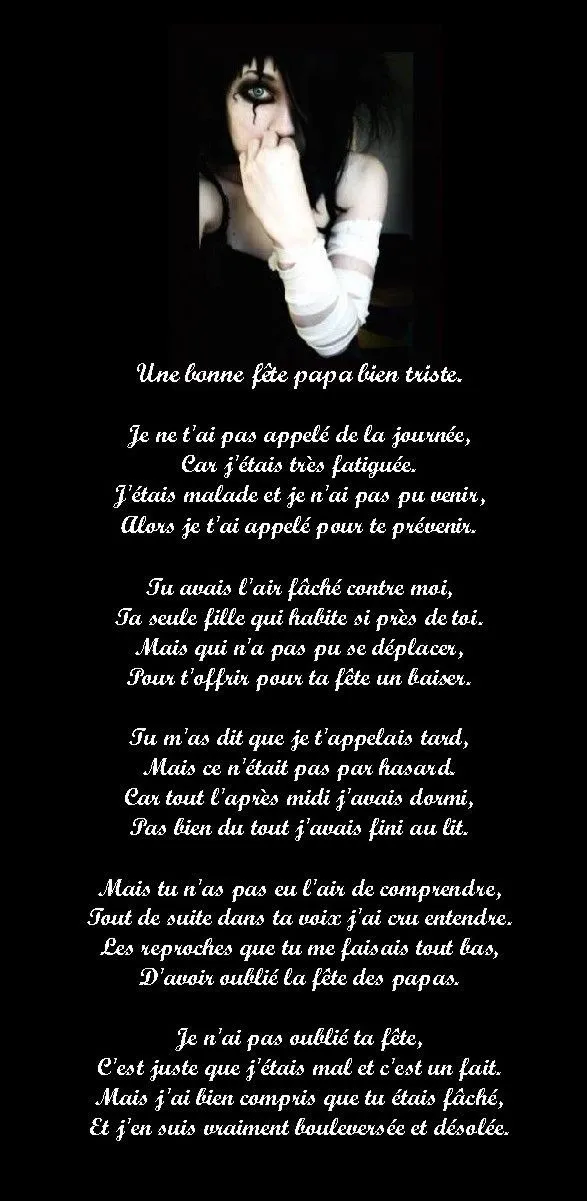 Un ptit poeme triste - poeme triste