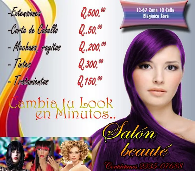 Publicidad Salón de Belleza | SykesAndy