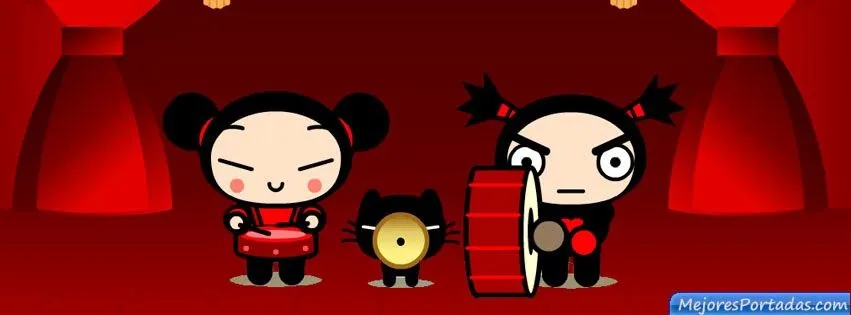 Pucca y Garu tocando instrumentos - ÷ Las Mejores Portadas para tu ...