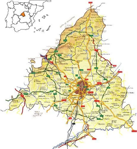 Mapa de carreteras de Madrid Mapa de carreteras en Madrid Mapa de ... Mapa de carreteras de Madrid Mapa de carreteras en Madrid Mapa de ...