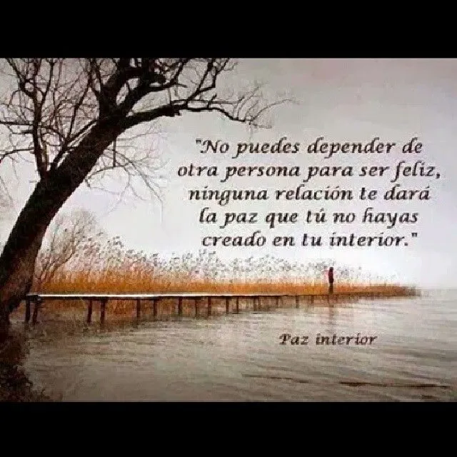 No puedes depender de nadie para ser felíz... #felicidad #perdón ...