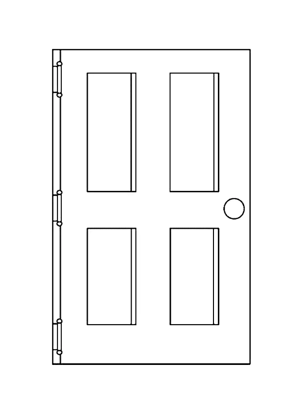 Puerta para colorear | Dibujos para colorear Puerta para colorear | Dibujos para colorear