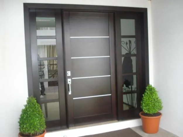 Puerta principal moderna. | Decorando la vida. | Pinterest ... Puerta principal moderna. | Decorando la vida. | Pinterest ...
