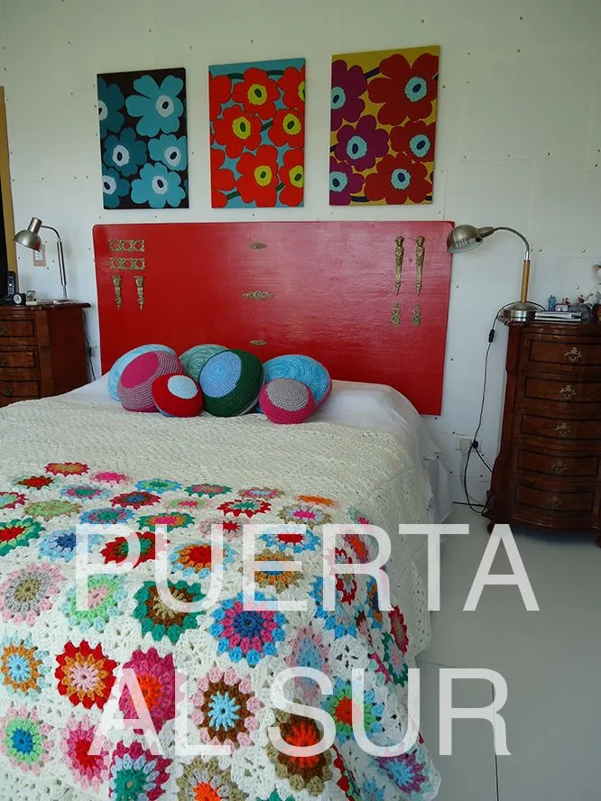 PUERTA AL SUR: Mantas y pie de camas tejidos a dos agujas PUERTA AL SUR: Mantas y pie de camas tejidos a dos agujas