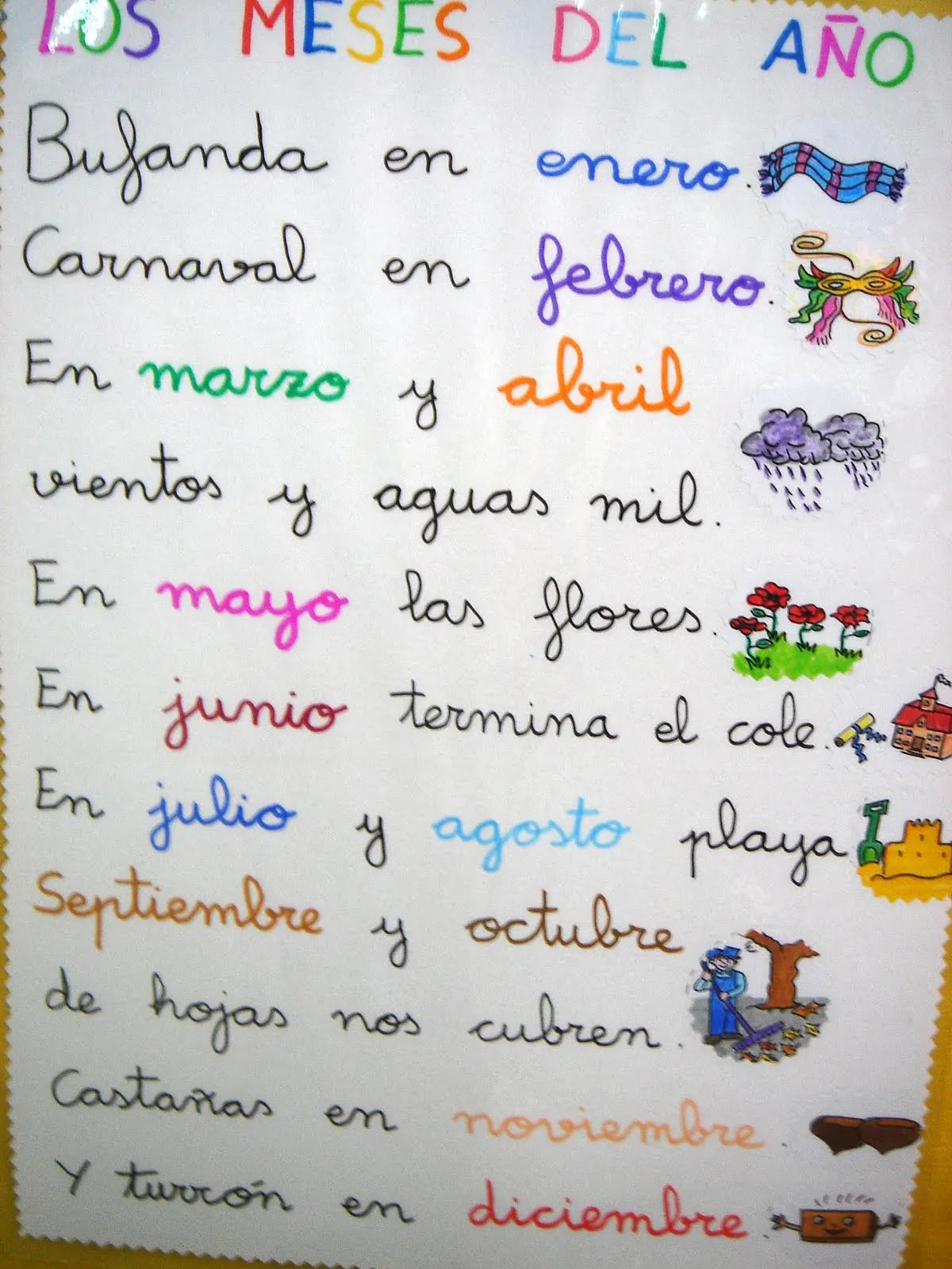 Lo ha puesto Juani Etiquetas: Calendario , Meses del año , Poesía Lo ha puesto Juani Etiquetas: Calendario , Meses del año , Poesía