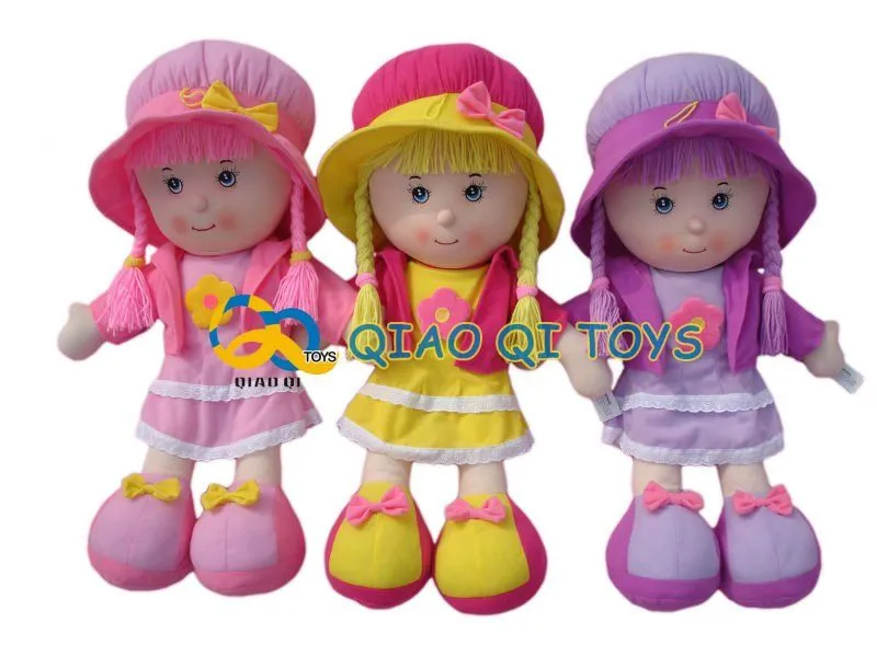 pulgadas 18 3 colores diseño agradable muñecas de trapo suave ...