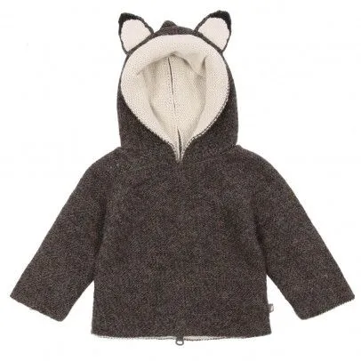 Pullover reversible con capucha Lobo Oeuf NYC - Moda Bebé - Smallable Pullover reversible con capucha Lobo Oeuf NYC - Moda Bebé - Smallable