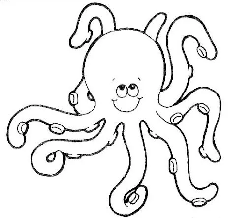 Imágenes de un pulpo para colorear - Imagui Imágenes de un pulpo para colorear - Imagui