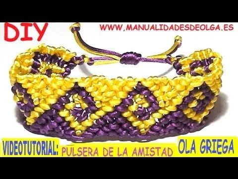 COMO HACER UNA PULSERA DE LA AMISTAD CON PATRON DE DIBUJO DE OLA ... COMO HACER UNA PULSERA DE LA AMISTAD CON PATRON DE DIBUJO DE OLA ...