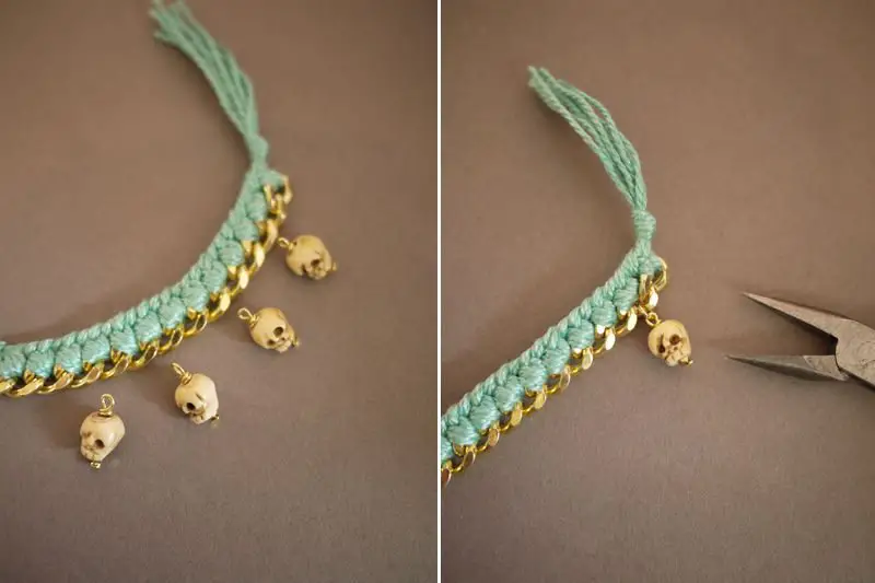 Como hacer una pulsera de bisuteria tejida | Todo Manualidades Como hacer una pulsera de bisuteria tejida | Todo Manualidades