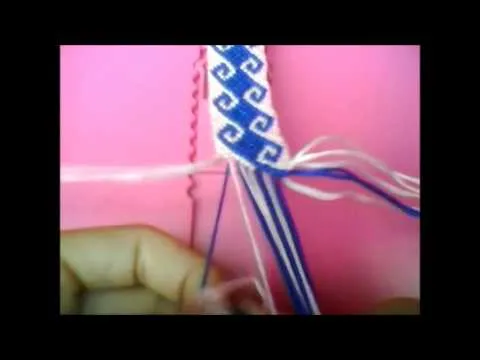 Pulsera de Hilo: Doble ola griega - YouTube Pulsera de Hilo: Doble ola griega - YouTube