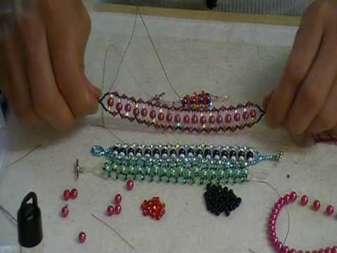 pulsera con perlas y cuentas - YouTube