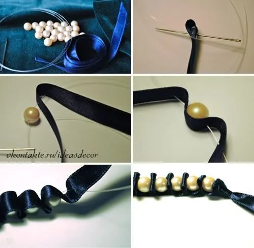Pulsera con perlas paso a paso - Guía de MANUALIDADES Pulsera con perlas paso a paso - Guía de MANUALIDADES