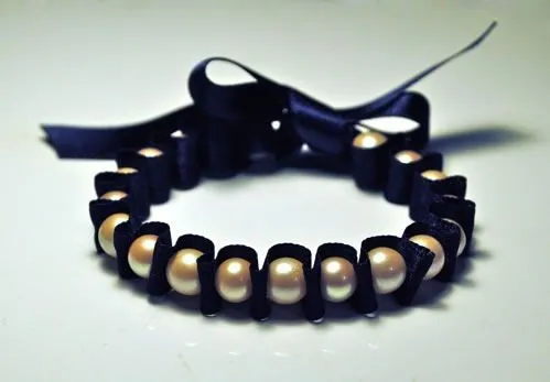 Pulsera con perlas paso a paso - Guía de MANUALIDADES Pulsera con perlas paso a paso - Guía de MANUALIDADES