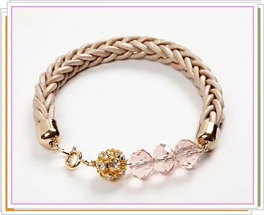 Como hacer una Pulsera Trenzada con Abalorios - enrHedando Como hacer una Pulsera Trenzada con Abalorios - enrHedando