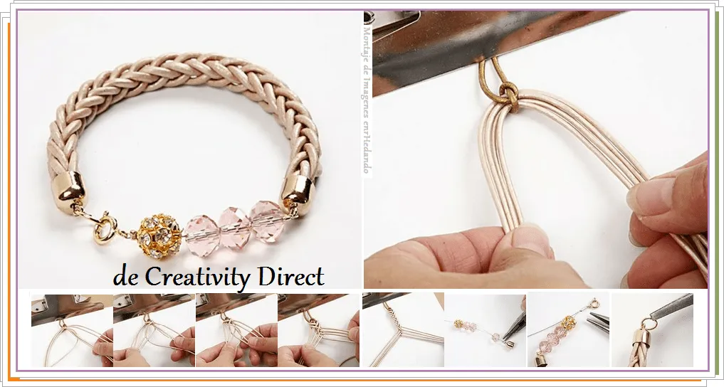 Como hacer una Pulsera Trenzada con Abalorios - enrHedando Como hacer una Pulsera Trenzada con Abalorios - enrHedando