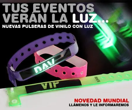 Pulseramania: pulseras de identificación y control para eventos